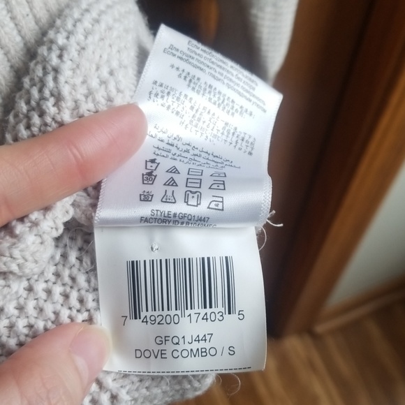 BCBGeneration Striped Open Back in Dove Combo Cotton - Picture 4 of 7